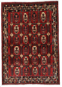 120X172 絨毯 オリエンタル アフシャル ダークレッド/レッド (ウール, ペルシャ/イラン) Carpetvista