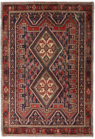 Persischer Afshar Shahre Babak Teppich 125X182 Rot/Dunkelrosa Carpetvista