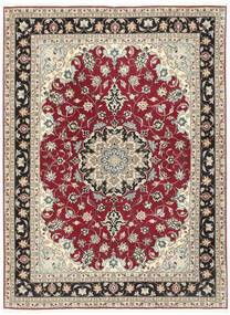 Täbriz 50 Raj Teppich 152X205 Beige/Orange Wolle, Persien/Iran