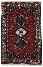  Persisk Yalameh Teppe 81X127 Mørk Rød/Mørk Grå (Ull, Persia/Iran)