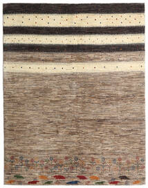 Gabbeh Persisch Fine Teppich 154X198 Braun/Orange Wolle, Persien/Iran Carpetvista