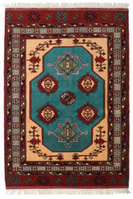  Turkaman Rug 138X193 Persian Wool Dark Red/Brown Small Carpetvista