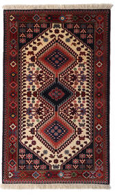  Persisk Yalameh Teppe 78X128 Mørk Rød/Rød (Ull, Persia/Iran)