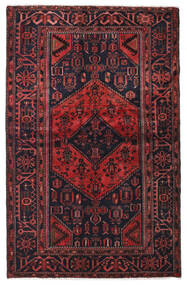 Χαλι Hamadan 129X202 Σκούρο Κόκκινο/Κόκκινα (Μαλλί, Περσικά/Ιρανικά)