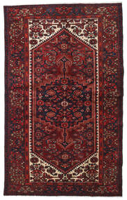 Tapete Hamadã 129X208 Vermelho Escuro/Vermelho (Lã, Pérsia/Irão)