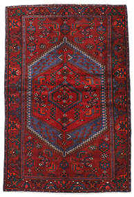Tappeto Hamadan 136X204 Rosso Scuro/Rosso (Lana, Persia/Iran)