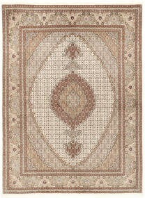  Tabriz 50 Raj With Silk Rug 153X205 Persian Wool Beige/Orange Small