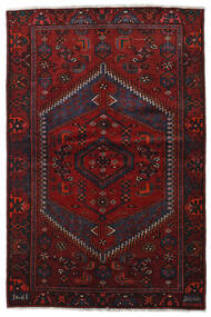 136X204 Χαλι Hamadan Ανατολής Σκούρο Κόκκινο/Κόκκινα (Μαλλί, Περσικά/Ιρανικά) Carpetvista
