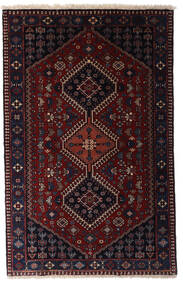 絨毯 オリエンタル ヤラメー 80X126 ダークレッド/レッド (ウール, ペルシャ/イラン)