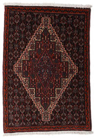 68X100 Tapis D'orient Senneh Rouge Foncé/Rouge (Laine, Perse/Iran) Carpetvista