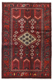 Alfombra Oriental Hamadan 120X185 Rojo Oscuro/Rojo (Lana, Persia/Irán)