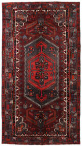 Hamadan Matot Matto 133X243 Tummanpunainen/Punainen Villa, Persia/Iran Carpetvista