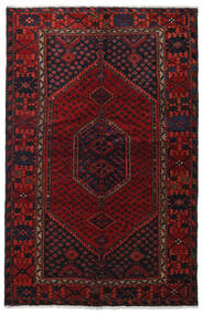  Persialainen Hamadan Matot 129X201 Tummanpunainen/Punainen Carpetvista
