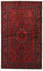 127X209 Χαλι Ανατολής Hamadan Σκούρο Κόκκινο/Κόκκινα (Μαλλί, Περσικά/Ιρανικά) Carpetvista