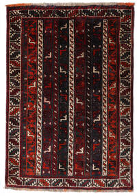 84X121 絨毯 オリエンタル シラーズ ダークレッド/オレンジ (ウール, ペルシャ/イラン) Carpetvista