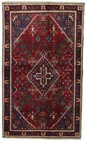 Tapete Persa Joshaghan 135X225 Vermelho Escuro/Vermelho (Lã, Pérsia/Irão)