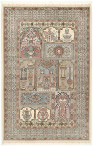 Oriental Ilam Sherkat Farsh Silk Rug 148X223 Orange/Beige Persia/Iran