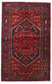 絨毯 ペルシャ ハマダン 128X210 レッド/ダークピンク (ウール, ペルシャ/イラン)