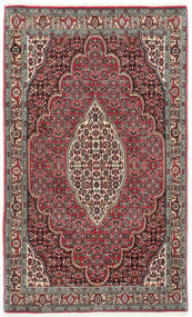 Bidjar Teppich 98X162 Rot/Braun Wolle, Persien/Iran