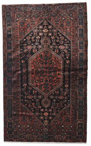 140X224 Hamadan Teppe Orientalsk Mørk Rød/Rød (Ull, Persia/Iran) Carpetvista
