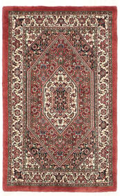 60X95 Bidjar Med Silke Teppe Orientalsk Rød/Brun (Ull, Persia/Iran)