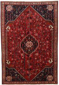 207X300 Χαλι Ghashghai Ανατολής Σκούρο Κόκκινο/Κόκκινα (Μαλλί, Περσικά/Ιρανικά) Carpetvista