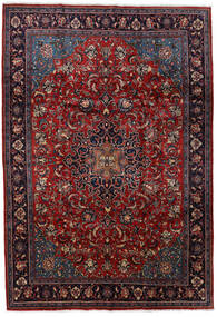 213X310 Mahal Vloerkleed Oosters Donker Roze/Donkerrood (Wol, Perzië/Iran) Carpetvista