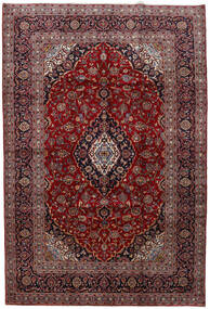 200X294 Tapete Kashan Oriental Vermelho Escuro/Vermelho (Lã, Pérsia/Irão) Carpetvista
