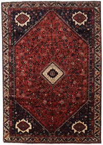  Oosters Shiraz Vloerkleed 210X300 Donkerrood/Rood Wol, Perzië/Iran Carpetvista