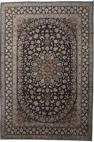343X509 Keshan Teppe Orientalsk Mørk Grå/Brun Stort (Ull, Persia/Iran) Carpetvista
