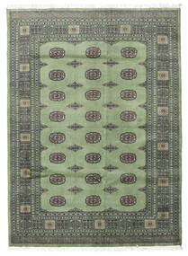 絨毯 パキスタン ブハラ 2Ply 168X231 グリーン/ダークグレー (ウール, パキスタン)
