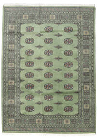 絨毯 パキスタン ブハラ 2Ply 168X229 グリーン/グレー (ウール, パキスタン)