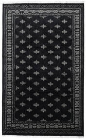 198X322 Pakistan Bokhara 2Ply Rug Oriental Black/Grey (Wool, Pakistan) Carpetvista