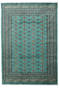 絨毯 パキスタン ブハラ 2Ply 188X273 グリーン/ターコイズ (ウール, パキスタン)