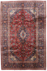 Keshan Rug 202X304 Persian Wool Red/Dark Pink Carpetvista