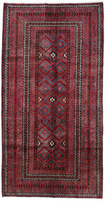 140X268 絨毯 オリエンタル バルーチ ダークレッド/レッド (ウール, ペルシャ/イラン) Carpetvista