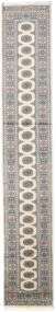 76X462 絨毯 オリエンタル パキスタン ブハラ 2Ply 廊下 カーペット グレー/ベージュ (ウール, パキスタン) Carpetvista