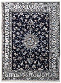  Nain Rug 147X198 Persian Wool Black/Grey Small Carpetvista