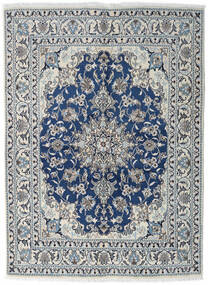 149X202 Χαλι Ανατολής Nain Γκρι/Σκούρο Μπλε (Μαλλί, Περσικά/Ιρανικά) Carpetvista