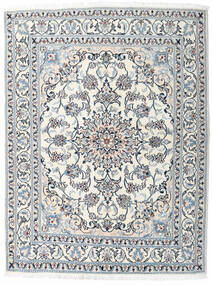 163X213 Nain Rug Oriental Beige/Grey (Wool, Persia/Iran) Carpetvista