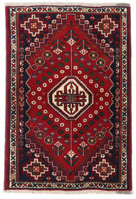  Orientalisk Ghashghai Matta 100X147 Mörkröd/Mörkrosa Ull, Persien/Iran Carpetvista