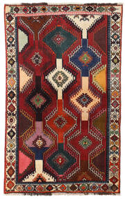  113X183 Medallion Small Qashqai Rug Wool, Carpetvista