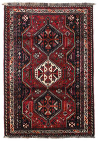  Orientalisk Ghashghai Matta 124X183 Mörkröd/Röd Ull, Persien/Iran Carpetvista