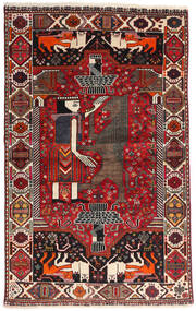  Ghashghai Matot 107X174 Persialainen Villamatto Tummanpunainen/Punainen Pieni Matto Carpetvista
