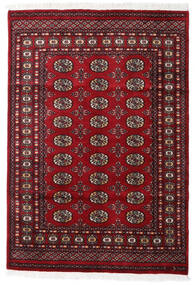 129X187 Pakistan Bokhara 2Ply Teppe Orientalsk Mørk Rød/Rød (Ull, Pakistan) Carpetvista