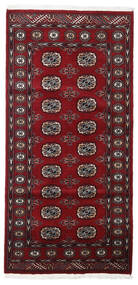  Pakistan Bokhara 2Ply Rug 95X195 Wool Dark Red/Red Small Carpetvista