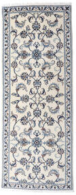 76X200 絨毯 オリエンタル ナイン 廊下 カーペット ベージュ/グレー (ウール, ペルシャ/イラン) Carpetvista