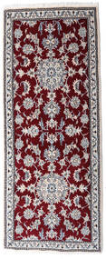  Nain Rug 80X200 Persian Wool Dark Red/Beige Small Carpetvista