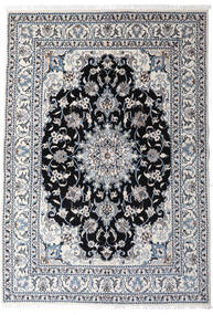 Nain Rug Rug 147X210 Grey/Dark Grey Wool, Persia/Iran Carpetvista