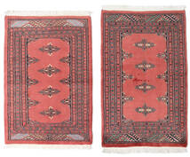  Pakistan Bokhara 2Ply Rug 63X98 Wool Red/Beige Small Carpetvista